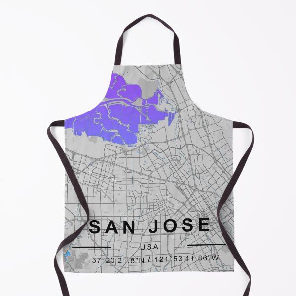 Item preview, SAN JOSE CİTY ROAD MAP POSTER designed and sold by rashadat.