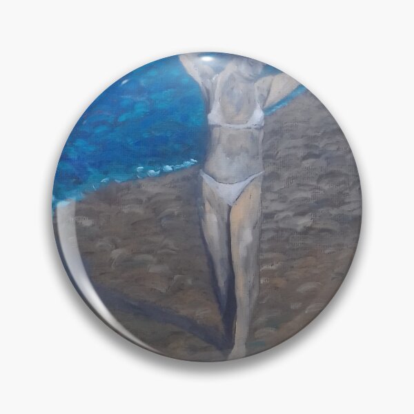 Item preview, blue sea peace sand girl designed and sold by Hanspeter Imp.