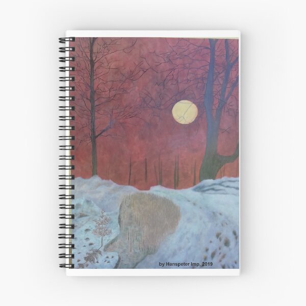 Item preview, red heaven moon snow designed and sold by Hanspeter Imp.