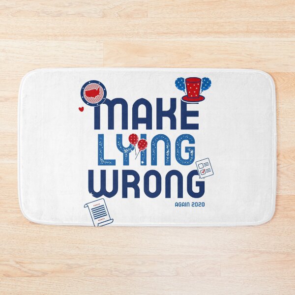 Item preview, make lying wronge again 2020 , #vote designed and sold by alexandrutarcan.