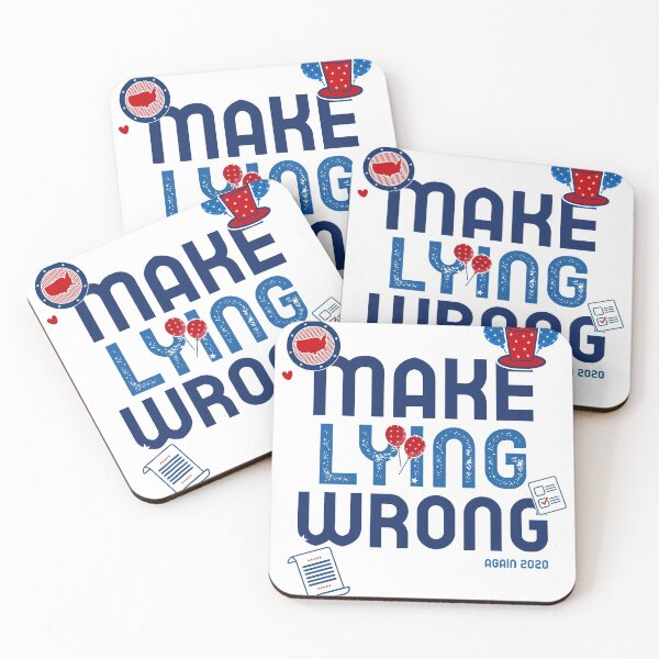 Item preview, make lying wronge again 2020 , #vote designed and sold by alexandrutarcan.