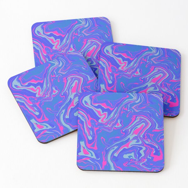 Item preview, Bubblegum Abstract Pattern Pinks, Blues and Purples designed and sold by AMSonArt.