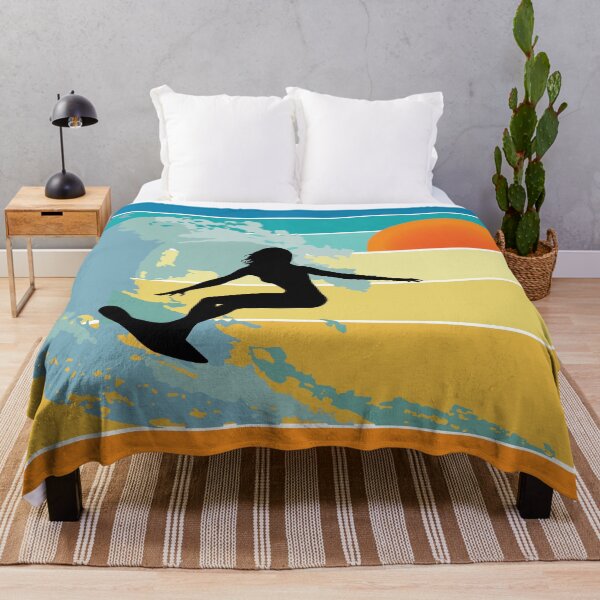 Item preview, Sorry, I can't, I have a board meeting, Surfer Girl Silhouette at sunset designed and sold by TravelScientist.