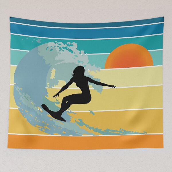 Item preview, Sorry, I can't, I have a board meeting, Surfer Girl Silhouette at sunset designed and sold by TravelScientist.