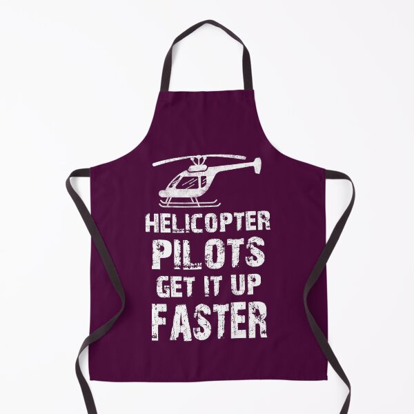 Item preview, Funny Helicopter Pilot Get It Up Faster Gift Idea Distressed designed and sold by niftee.