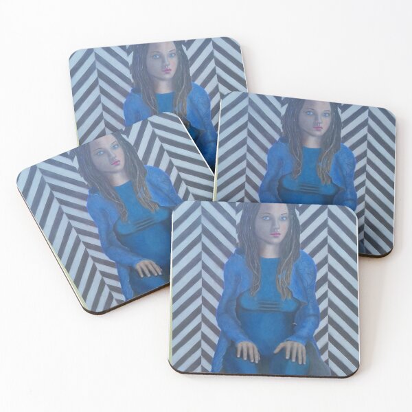 Item preview, Portrait sit blue eye designed and sold by Hanspeter Imp.