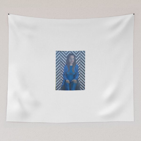 Item preview, Portrait sit blue eye designed and sold by Hanspeter Imp.