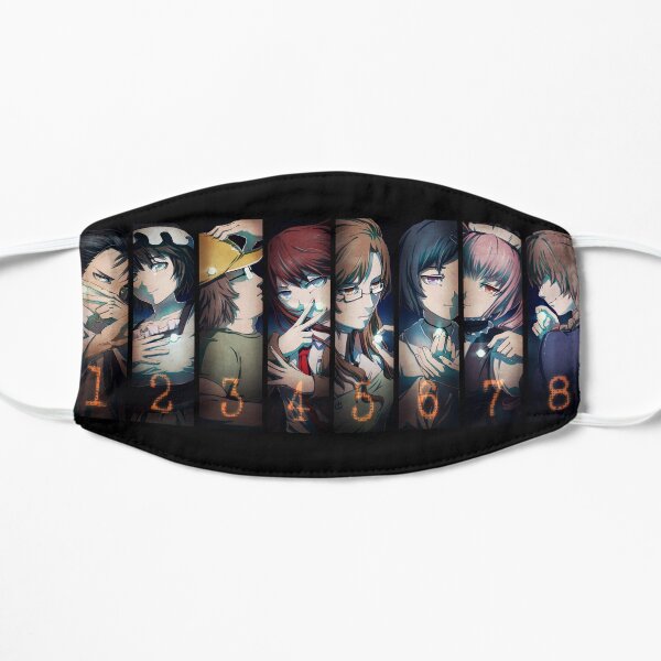 Steins;Gate - Lab Members Flat Mask