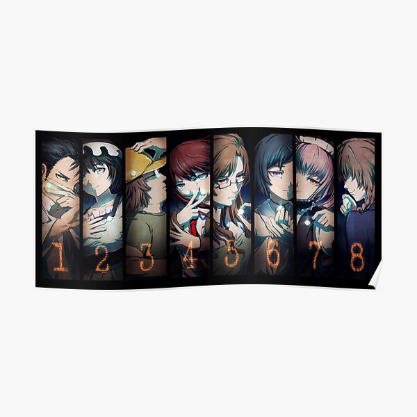 Steins;Gate - Lab Members Poster
