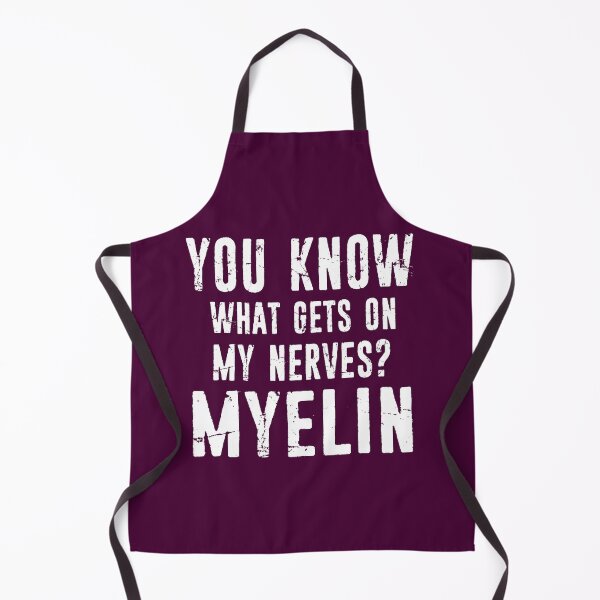 Item preview, Funny Biology Teacher Gift - Biologist Present Idea - What Gets On My Nerves? Myelin designed and sold by niftee.