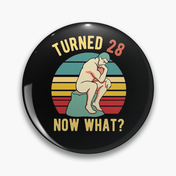 Item preview, 28th Birthday - Turned 28 What Now - Philosophy BDay designed and sold by CanadianUnicorn.