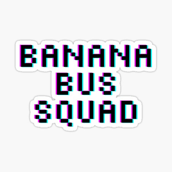 Vanossgaming Stickers Redbubble - banana bus song roblox id