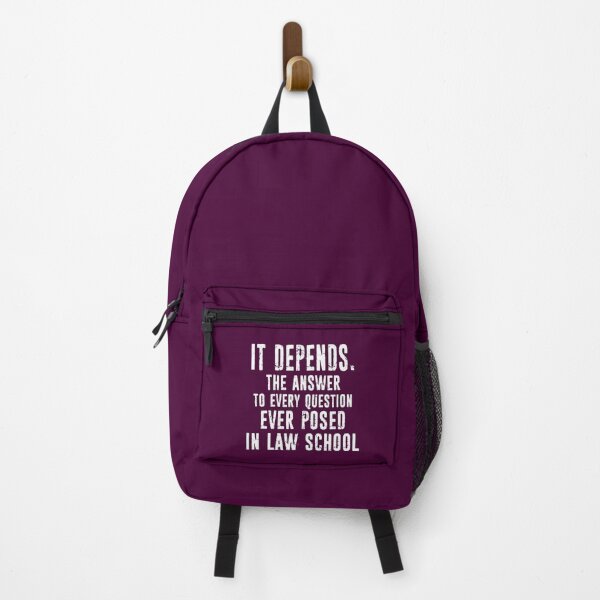 Item preview, Funny Lawyer Law Student School Gift Idea - It Depends - Distressed Typography designed and sold by niftee.