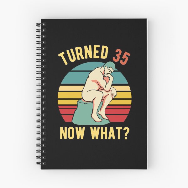 Item preview, 35th Birthday - Turned 35 What Now - Philosophy BDay designed and sold by CanadianUnicorn.