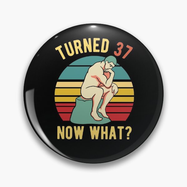 Item preview, 37th Birthday - Turned 37 What Now - Philosophy BDay designed and sold by CanadianUnicorn.