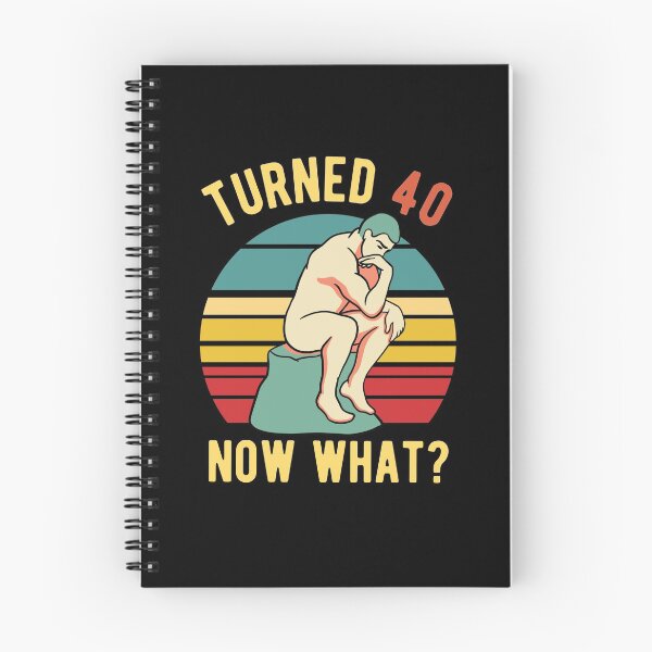 Item preview, 40th Birthday - Turned 40 What Now - Philosophy BDay designed and sold by CanadianUnicorn.