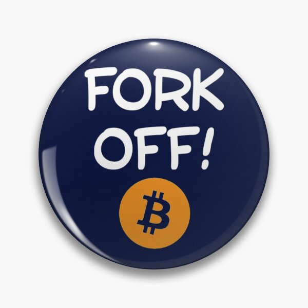 Artikelvorschau, Gabel ab! (Bitcoin) entworfen und verkauft von Bouzdesigns.