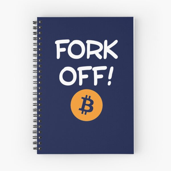 Aperçu de l'œuvre Forkez! (Bitcoin) créée et vendue par Bouzdesigns.