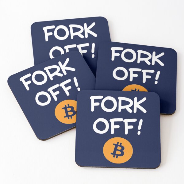 Aperçu de l'œuvre Forkez! (Bitcoin) créée et vendue par Bouzdesigns.