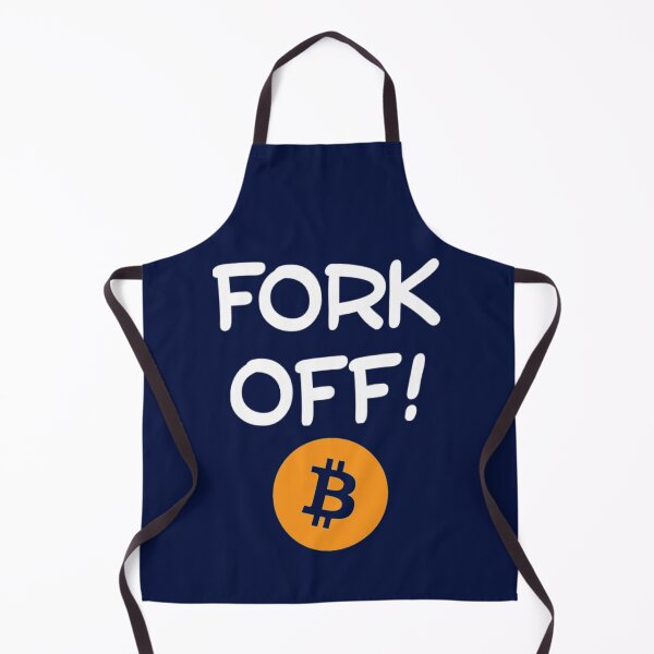 Item preview, Fork off! (Bitcoin) designed and sold by Bouzdesigns.