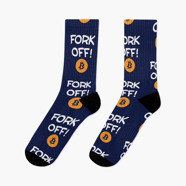 Item preview, Fork off! (Bitcoin) designed and sold by Bouzdesigns.
