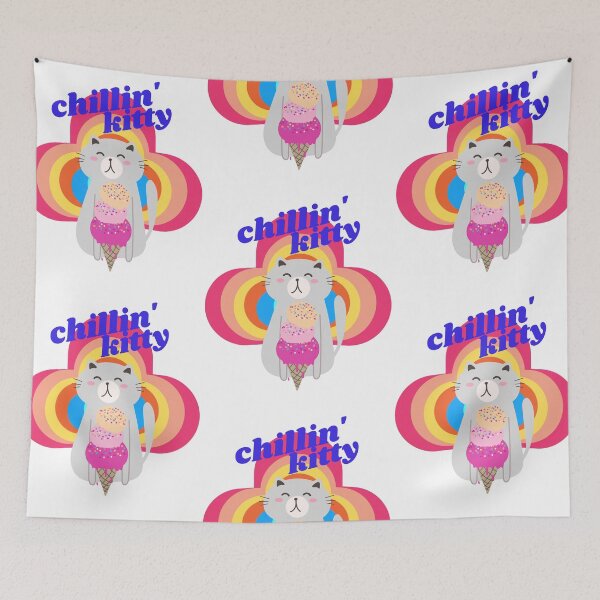 Artikelvorschau, Chillin 'Kitty entworfen und verkauft von leBoosh-Designs.
