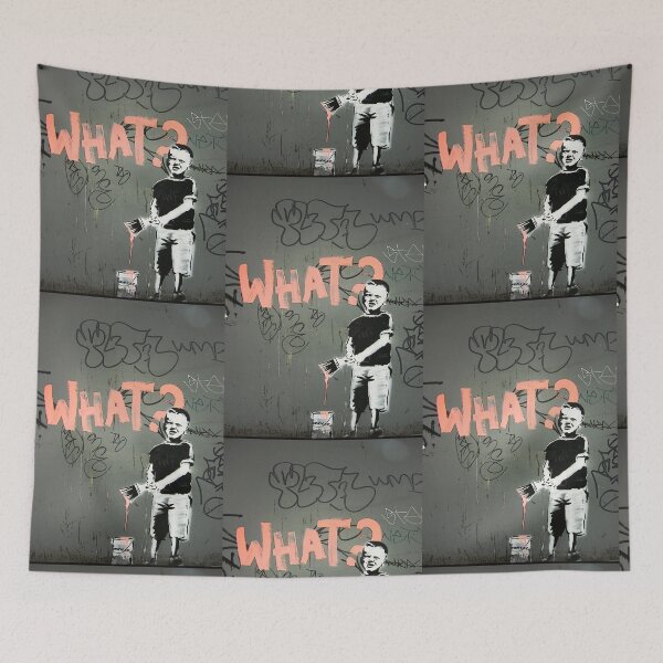 Item preview, Banksy Painting Boy What designed and sold by WE-ARE-BANKSY.