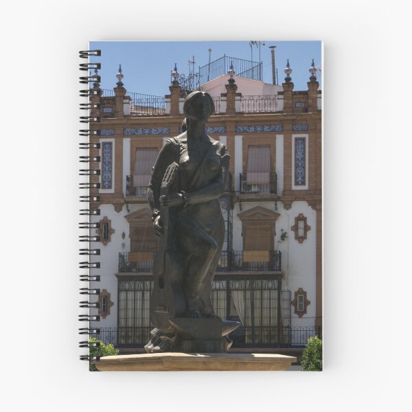 Item preview, Flamenco Dancer Statue in Barrio de Triana - Quintessential Seville Andalusia Spain designed and sold by Georgia Mizuleva.