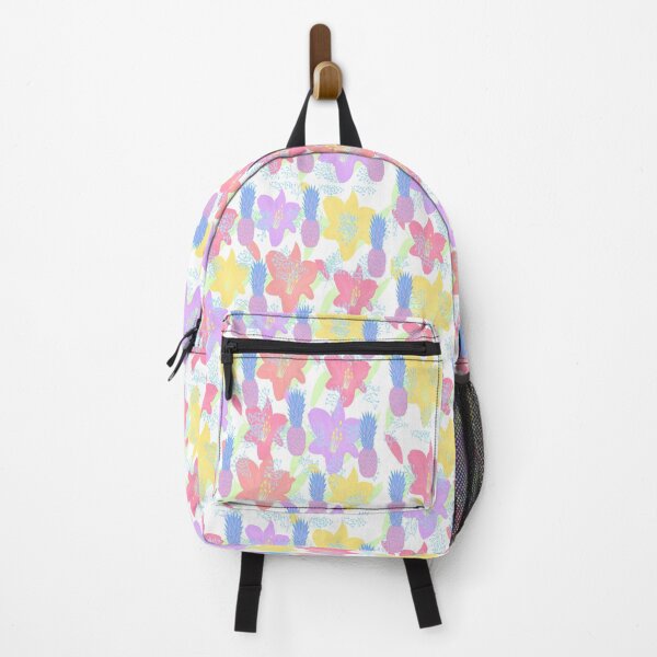 Item preview, Pastel Flowerpattern with Pineapples designed and sold by Spiritualish.