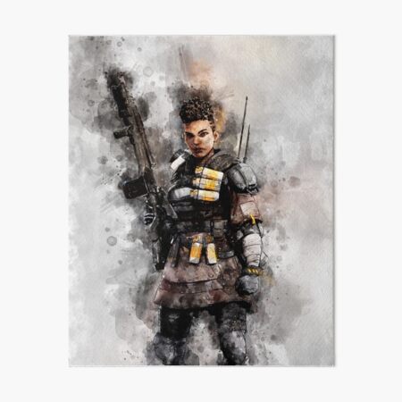 Bangalore Apex Legends Watercolor Art Board Print By Stylizing4you Redbubble