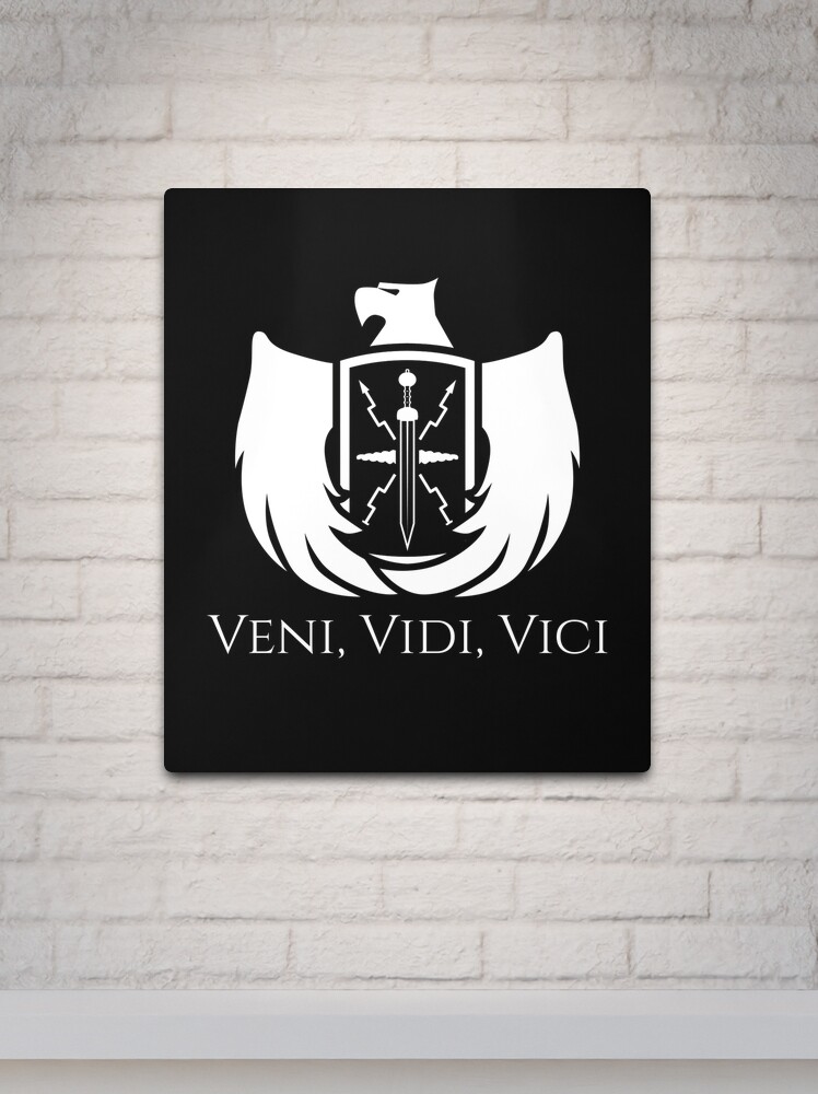 Veni vidi vici' Poster, picture, metal print, paint by Markus