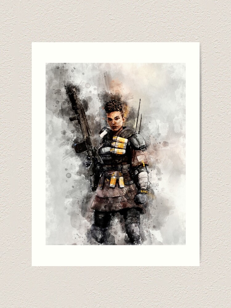 Bangalore Apex Legends Watercolor Art Print By Stylizing4you Redbubble