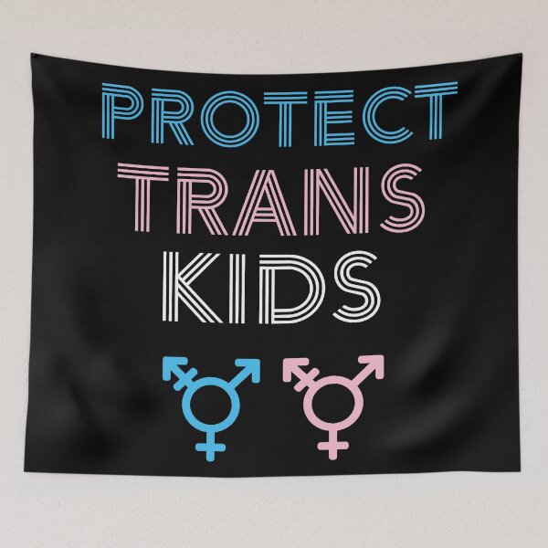 Item preview, Protect transgender kids  designed and sold by Designhub14.