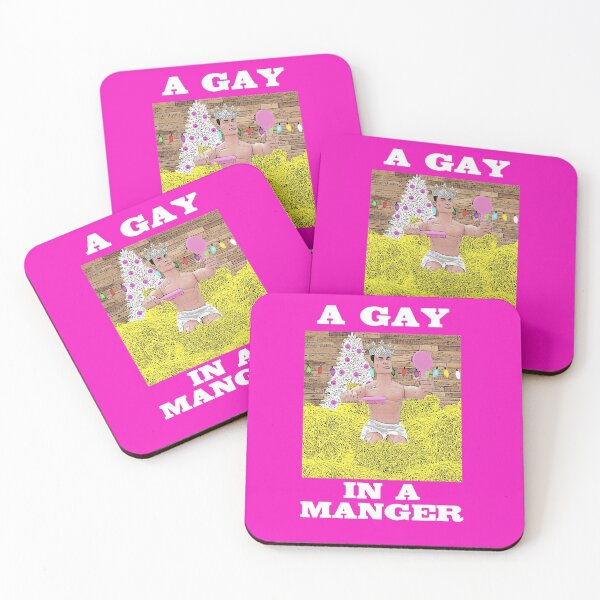 Item preview, A Gay In A Manger, Funny, Hilarious Queer, Gay Christmas Design! (LGBTQ) designed and sold by loveplasticpam.