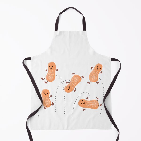 Item preview, Cute peanuts jumping cartoon illustration designed and sold by FrogFactory.