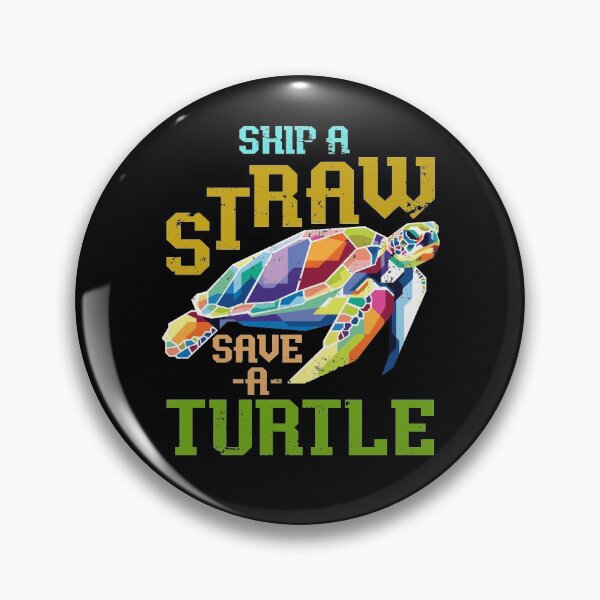 Item preview, Skip A Straw Save A Turtle designed and sold by bestshirtdesign.