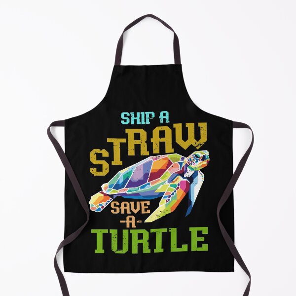 Item preview, Skip A Straw Save A Turtle designed and sold by bestshirtdesign.