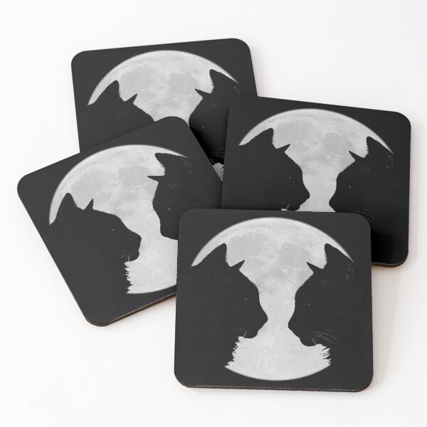 Item preview, Cats Silhouette in the Moonlight designed and sold by thedvguy.