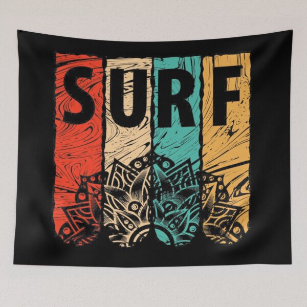 Item preview, Surfing mandala designed and sold by Rakos-Merch.