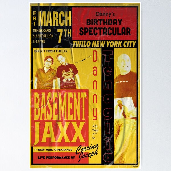 Item preview, Basement Jaxx and Danny Tenaglia at Twilo New York 1998 designed and sold by Lick-Design.