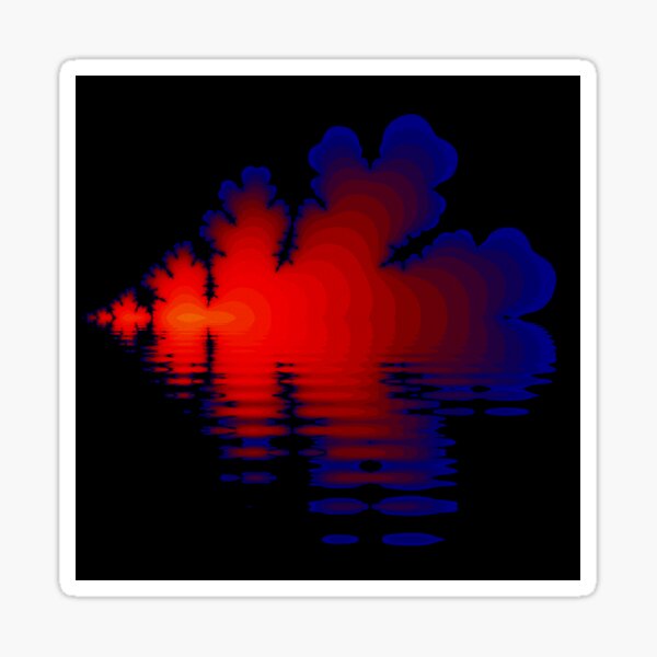 Fire and Water Sticker