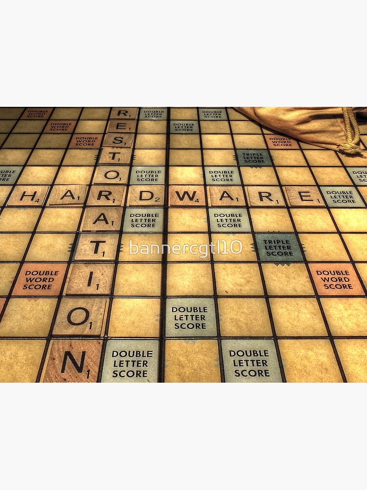 "Scrabble" Framed Art Print by bannercgtl10 Redbubble