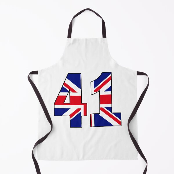 Item preview, Number 41 with UK flag on the background designed and sold by AllShirts21.