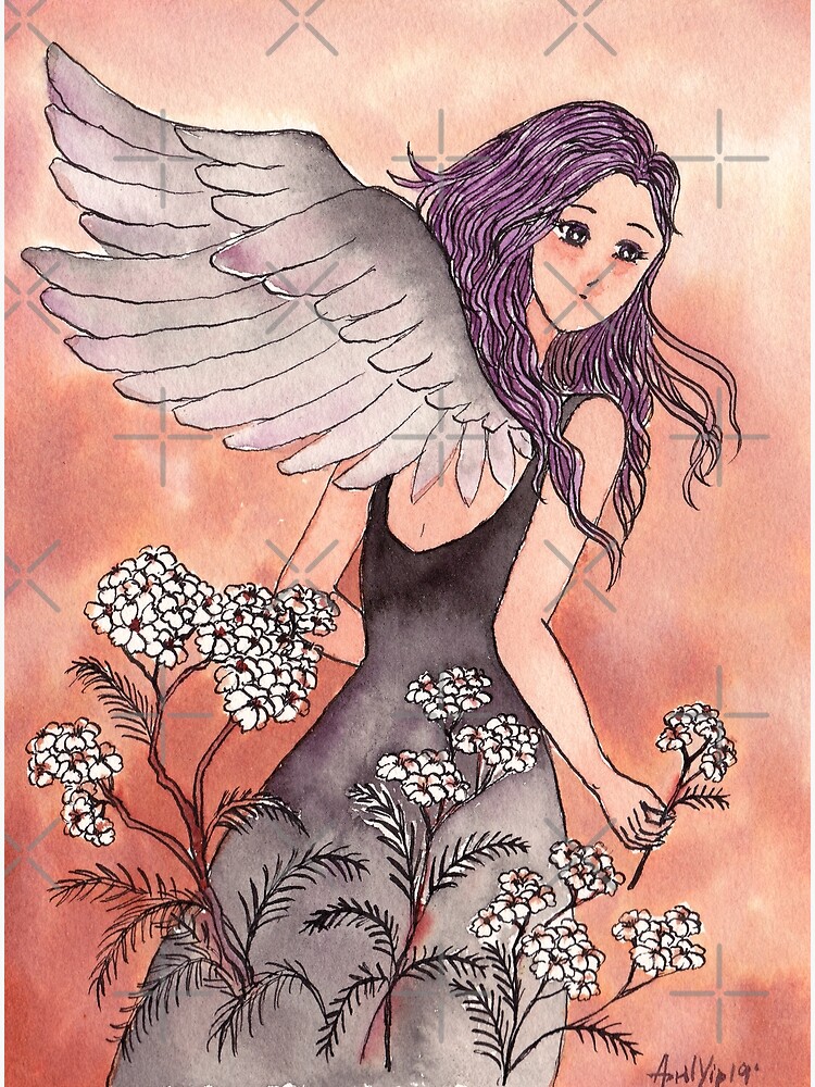 The Girl with Wings by whya