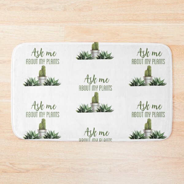 Item preview, Ask me about my plants mobile cover and sticker designed and sold by The Pattern Artist.
