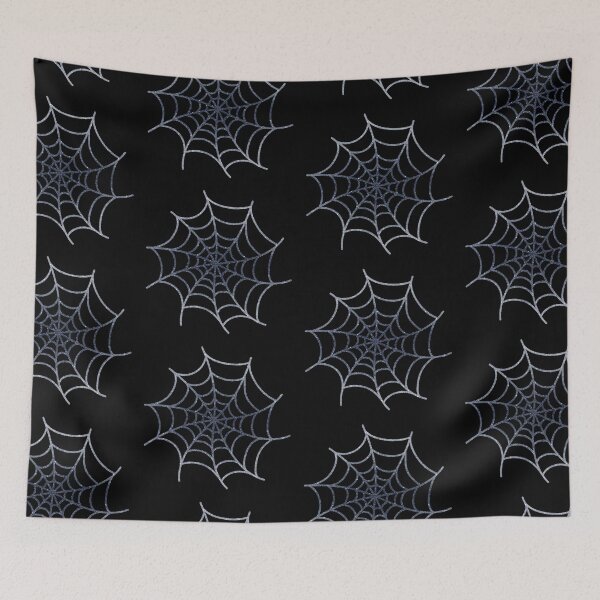 Item preview, Silver Gray Glittery Spider's Web designed and sold by VicEllisArt.