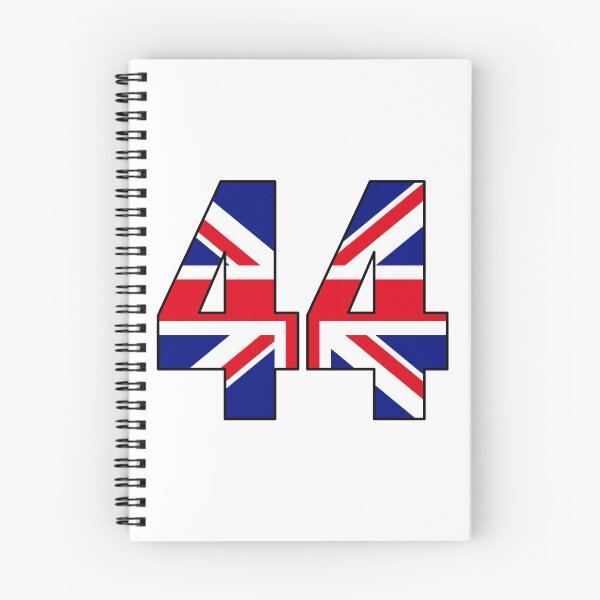 Item preview, Number 44 with UK flag on the background designed and sold by AllShirts21.