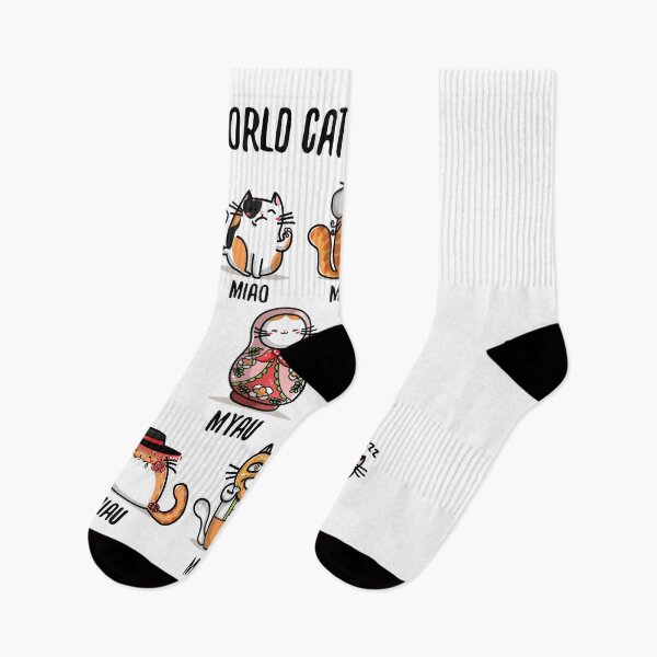 Item preview, world cat languages designed and sold by Freecheese.