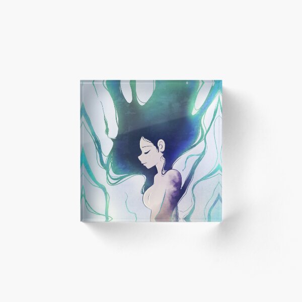 Blue Acrylic Block