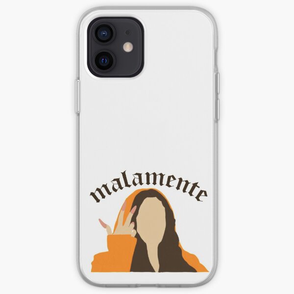 Malamente- Dibujo Rosalía Funda blanda para iPhone